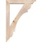 Ekena Millwork Olympic Traditional Smooth Bracket w/ Offset Brace, Douglas Fir, 5 1/2"W x 30"D x 42"H BKT0604X30X42OLY01SDF - alternate 4